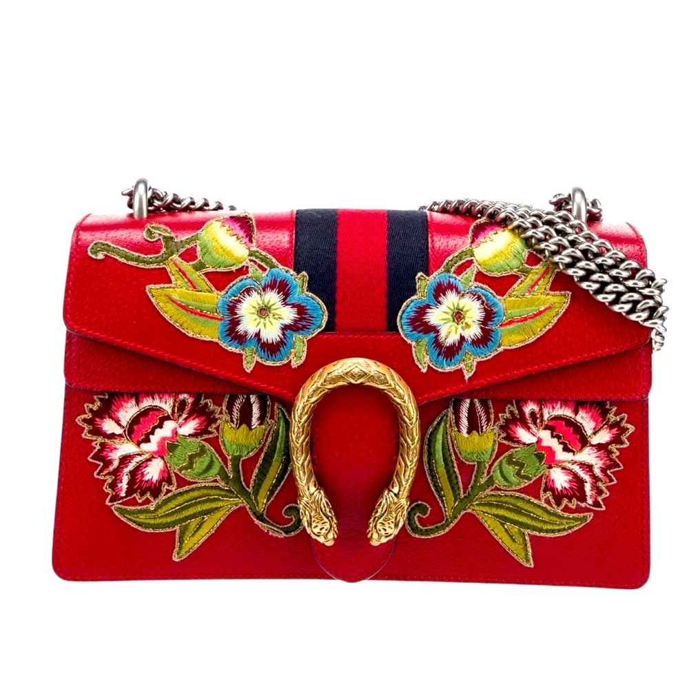 Gucci Red Embroidered Limited